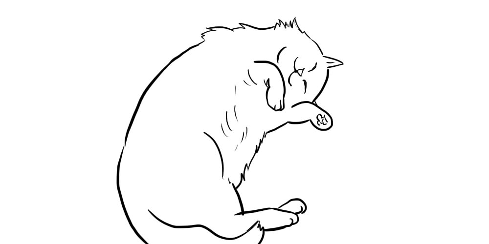 猫４コマ漫画